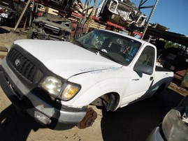 2001 Toyota Tacoma White Standard CAb 2.4L AT 2WD #Z23355